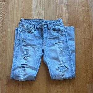 American Eagle Outfitters Light Blue Denim